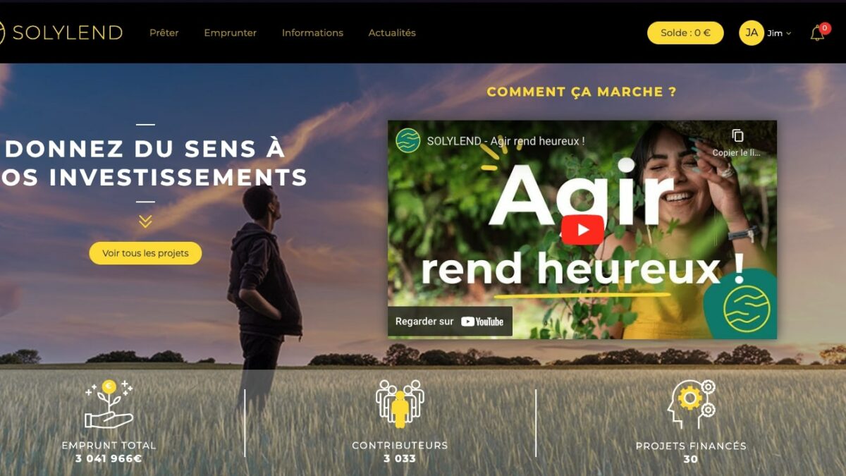 Mon avis sur Solylend : Investir dans l’économie verte avec la plateforme française de crowdfunding